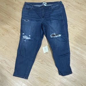 Lane Bryant Jeans: size 24: Flex Magic Waist Band
Low Rise Boyfriend